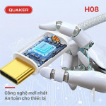 Cáp Sạc Nhanh Quaker H09 TypeC to TypeC - 100W PD