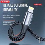Cáp Sạc Nhanh Quaker X11 TypeC to Lightning - 30W