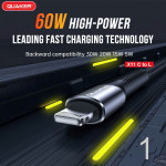 Cáp Sạc Nhanh Quaker X11 TypeC to Lightning - 30W