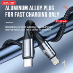 Cáp Sạc Nhanh Quaker X11 TypeC to Lightning - 30W