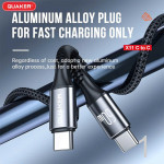 Cáp Sạc Dù Nhanh Quaker X11 TypeC to TypeC - 60W