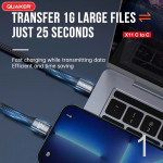 Cáp Sạc Dù Nhanh Quaker X11 TypeC to TypeC - 60W