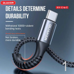 Cáp Sạc Dù Nhanh Quaker X11 TypeC to TypeC - 60W