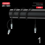 Cáp Sạc Nhanh Quaker X25 2 Đầu Type-C 100W & Lightning 35W