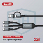 Cáp Sạc Nhanh Quaker X26 5in1