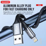 Cáp Sạc Dù Nhanh Quaker X52 USB To Lightning - 3A