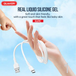 Cáp Sạc Silicon Quaker X69C