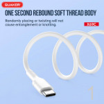 Cáp Sạc Silicon Quaker X69C