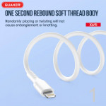 Cáp Sạc Silicon Quaker X69i