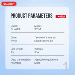 Cáp Sạc Silicon Quaker X69M