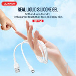 Cáp Sạc Silicon Quaker X69M