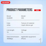 Cáp Sạc Nhanh Quaker X82 - 30W PD