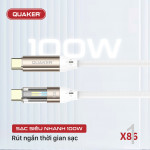 Cáp Sạc Nhanh Thông Minh Quaker X86 - 100W PD