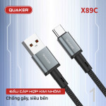 Cáp Sạc Dù Quaker X89 - 5A