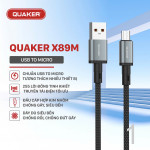 Cáp Sạc Dù Quaker X89 - 5A