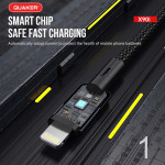 Cáp Sạc Quaker X90C USB To Lightning - 6A 1M