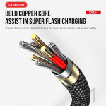 Cáp Sạc Quaker X90C USB To Lightning - 6A 1M
