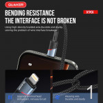 Cáp Sạc Quaker X90C USB To Lightning - 6A 1M