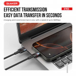 Cáp Sạc Quaker X90C USB To Lightning - 6A 1M