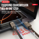 Cáp Sạc Quaker X91i USB To Lightning - 6A 1.5M