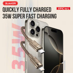 Cáp Sạc Quaker X91L Type-C To Lightning - 35W 1.5M