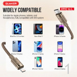 Cáp Sạc Quaker X91L Type-C To Lightning - 35W 1.5M