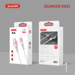 Cáp Sạc Nhanh Quaker X92 - 6A 1M