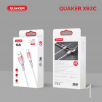 Cáp Sạc Nhanh Quaker X92 - 6A 1M