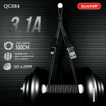 Cáp Sạc Dù Quaker QC084 - 3.1A  1.2M