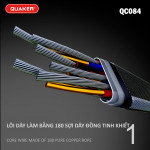 Cáp Sạc Dù Quaker QC084 - 3.1A  1.2M