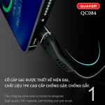 Cáp Sạc Dù Quaker QC084 - 3.1A  1.2M
