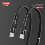 Cáp Sạc Dù Quaker QC084 Type-C to Type-C - 60W 1.2M