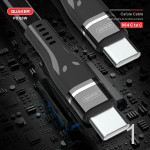 Cáp Sạc Dù Quaker QC084 Type-C to Type-C - 60W 1.2M