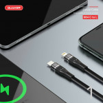 Cáp Sạc Dù Quaker QC084 Type-C to Lightning - 30W 1.2M