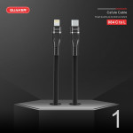 Cáp Sạc Dù Quaker QC084 Type-C to Lightning - 30W 1.2M