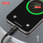 Cáp Sạc Dù Quaker QC084 Type-C to Lightning - 30W 1.2M