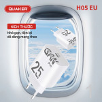 Củ Sạc Quaker H05 EU Type-C - 25W GaN