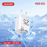 Củ Sạc Quaker H05 EU Type-C - 25W GaN