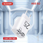 Củ Sạc Quaker H05 EU Type-C - 25W GaN