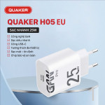 Củ Sạc Quaker H05 EU Type-C - 25W GaN
