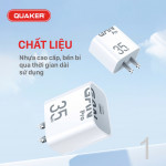 Củ Sạc Quaker H06 USB Type-C PD - 35W GaN