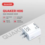 Củ Sạc Quaker H06 USB Type-C PD - 35W GaN