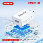 Củ Sạc Nhanh Quaker H16 USB - 2.4A 12W