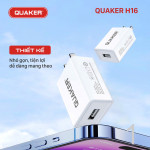 Củ Sạc Nhanh Quaker H16 USB - 2.4A 12W