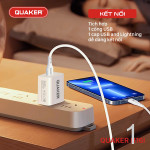Củ Sạc Nhanh Quaker H16 USB - 2.4A 12W