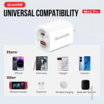 Củ Sạc Nhanh Quaker Min2 Pro - 58W PD & GaN Pro8