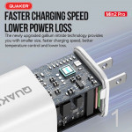 Củ Sạc Nhanh Quaker Min2 Pro - 58W PD & GaN Pro8