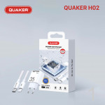 Bộ Sạc Nhanh Quaker H02 Type-C To Lightning - 35W GaN