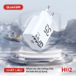 Bộ Sạc Nhanh Quaker H02 Type-C To Lightning - 35W GaN