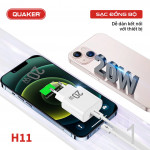 Bộ Sạc Nhanh Quaker H11 US Type-C To Lightning - 20W PD
